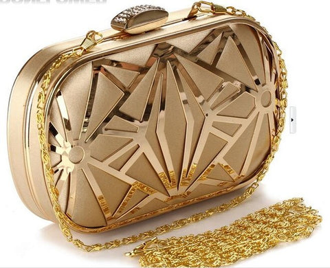 Gold Crystal Evening Bags